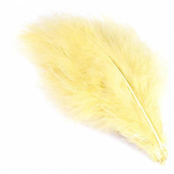 Marabou Plumes - Cream in the group Hooks & Terminal Tackle / Fly Tying / Fly Tying Material / Feathers & Capes / Hackle at Sportfiskeprylar.se (W-MA002)
