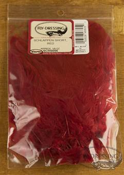Schlappen Short - Red in the group Hooks & Terminal Tackle / Fly Tying / Fly Tying Material / Feathers & Capes at Sportfiskeprylar.se (W-SCHS056)