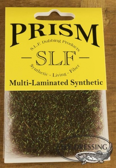 SLF-Prism Dubbing - Brown Olive in the group Hooks & Terminal Tackle / Fly Tying / Fly Tying Material / Dubbing at Sportfiskeprylar.se (W-SLFP091)