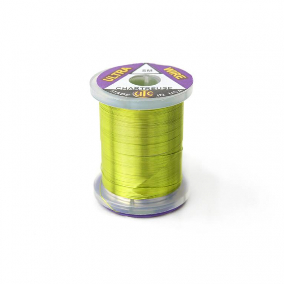 Ultra Wire SM - Chartreuse metallic in the group Hooks & Terminal Tackle / Fly Tying / Fly Tying Material / Tying Thread at Sportfiskeprylar.se (W-TSW1173)
