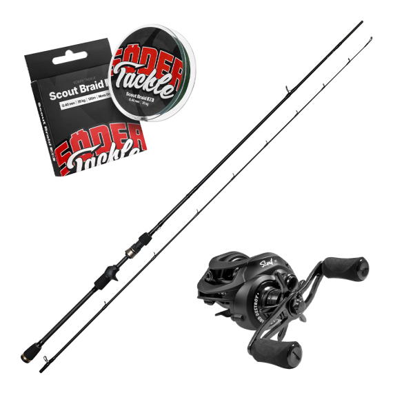 Westin W3 Finesse Crank-T 2nd 7\' ML 5-20g & Scout BC Combo in the group Combos / Casting Combos / Casting Combo Perch at Sportfiskeprylar.se (W359-0702-MLSCOUTBCSET)