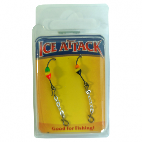 Finnex Chain With Hook Trout in the group Hooks & Terminal Tackle / Hooks / Ice Fishing jigging Hooks at Sportfiskeprylar.se (WCHT8-20-2Pr)