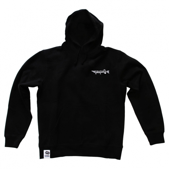 Wolfcreek Lures Pike Logo Hoodie, Black in the group Clothes & Shoes / Clothing / Sweaters / Hoodies at Sportfiskeprylar.se (WCL-05-HOOD-02-BLKr)