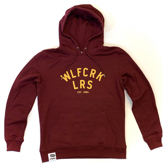 Wolfcreek Lures Logo Hoodie, Burgundy in the group Clothes & Shoes / Clothing / Sweaters / Hoodies at Sportfiskeprylar.se (WCL-05-HOOD-03-BRGr)