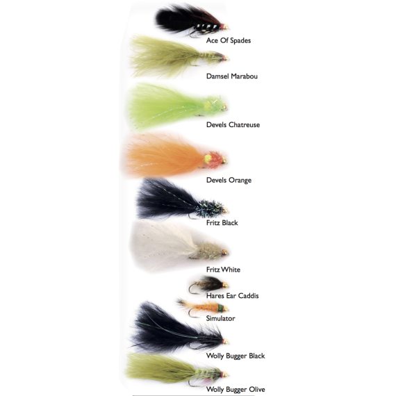 Goldhead Lures 10-pack in the group Lures / Flies / Fly Kits at Sportfiskeprylar.se (WFB1022)