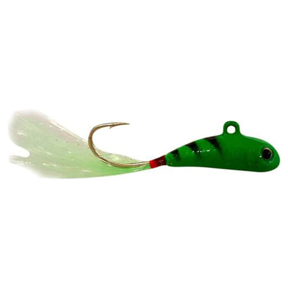 BROMBA 5g, Green Tiger in the group Lures / Ice Jigging Lures / Mini Balance Ice Jigs at Sportfiskeprylar.se (WIBR47)