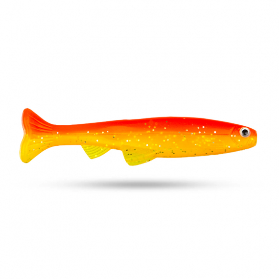 Scout Kicker 9cm (5-pack) - Chicken Race in the group Lures / Softbaits / Perch Softbaits & Zander Softbaits at Sportfiskeprylar.se (Z-STSK9-6)