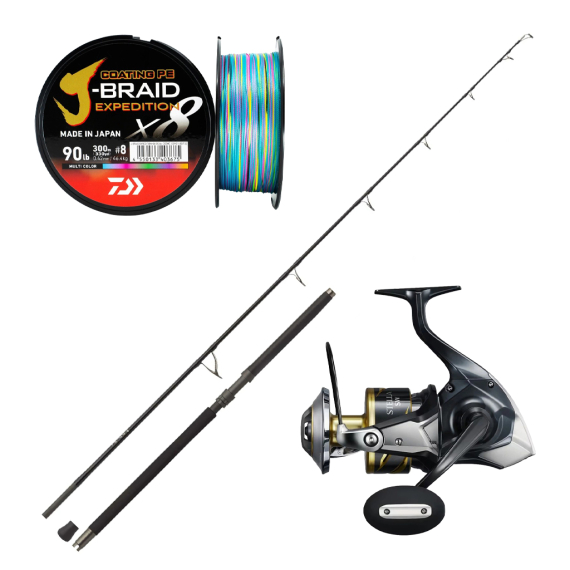 Zenaq Tobizo DBL & Shimano Stella Combo 80-180g in the group Fishing methods / Sea Fishing / Sea Fishing kits at Sportfiskeprylar.se (ZENAQTOBIZIOSTELLASET)
