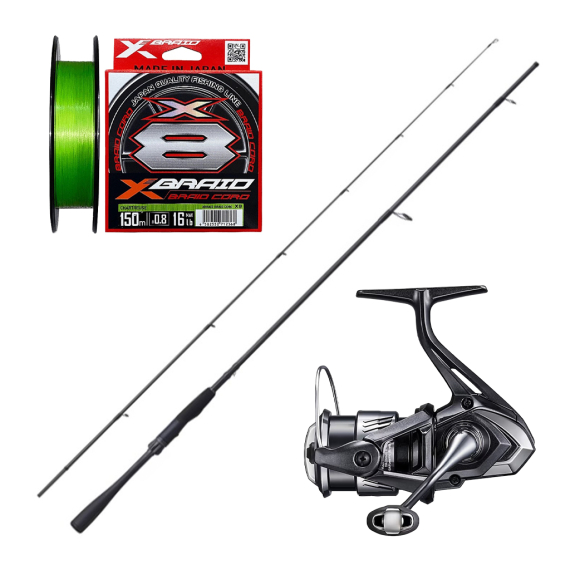 Shimano Zodias & Miravel Spinning Combo 7\' 5-15g in the group Combos / Spinning Combos / Perch Spinning Set at Sportfiskeprylar.se (ZODIAS26MIRAVELSET)