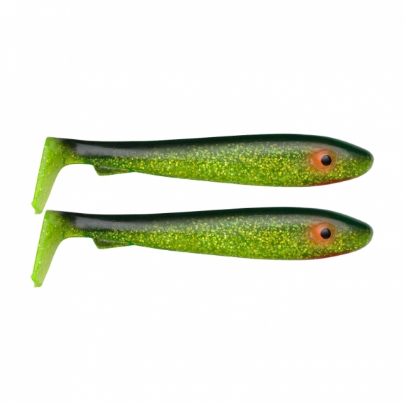 McRubber Junior (2-pack) - Black\'n Chartreuse in the group Lures / Softbaits / Pike Softbaits at Sportfiskeprylar.se (ZS100319)