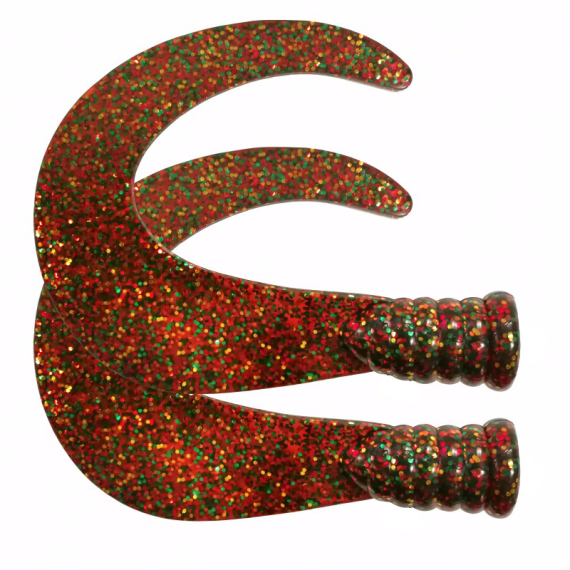 SvartZonker Big Tail (2-pack) - Motoroil in the group Lures / Softbaits / Extra Tails & Curlys at Sportfiskeprylar.se (ZS101110)