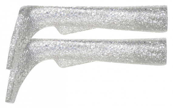 SvartZonker Big Paddle - Silverglitter 2-pack in the group Lures / Extra Paddles at Sportfiskeprylar.se (ZS101606)