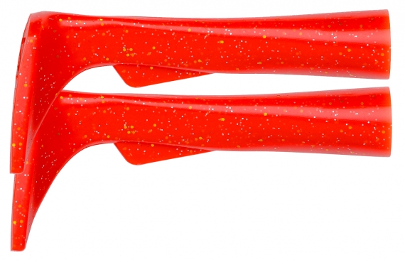 SvartZonker Big Paddle - 2pack, Real Fluo Hot Red in the group Lures / Extra Paddles at Sportfiskeprylar.se (ZS101613)