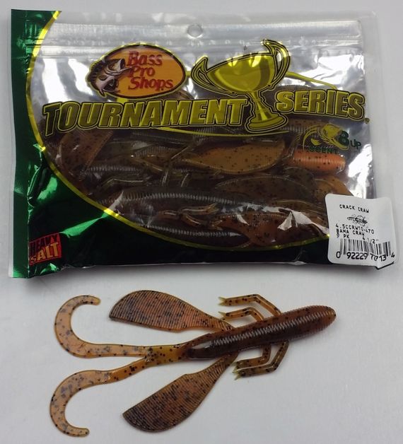 Bass Pro Crack Craw 11,5 cm in the group Lures / Softbaits / Perch Softbaits & Zander Softbaits at Sportfiskeprylar.se (crackcrawr)