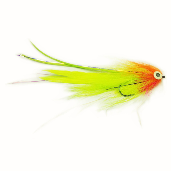 Lefty Deceiver chartreuse streamer fly game fish fresh