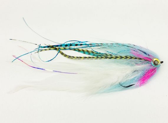Bauer Pikefly deceiver 4/0 Enkelkrok, UV Baitfish in the group Lures / Flies / Pike Flies at Sportfiskeprylar.se (f18hf1607)