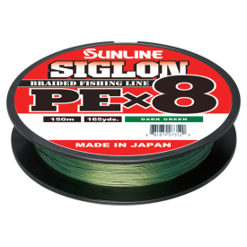 Sunline Siglon PE X8 Braid, Light Green 150m