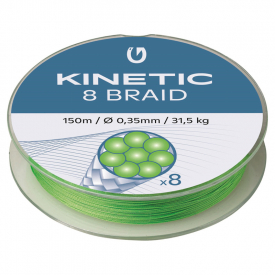 Kinetic 8 Braid 150m Black