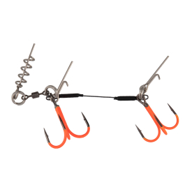 XL UV- 30kg - Treble Hook 2/0 , 1/2