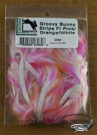 Groovy Bunny Strips tan yellow white     GBS9