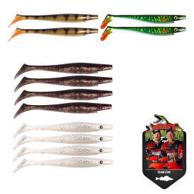 V&M WT85CB8 Candy Bug 8.5" Wild Thang Soft Fishing Sinkbait Worm Lure 8 Pack 