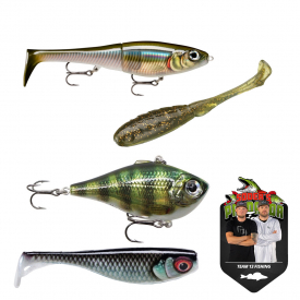 Lures Plug Pike Zander Perch fishing sets 8 Lures Plugs Tackle dead bait 