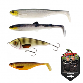 mann's 2" shad's 55mm pack of 3 lures.perch,pike,zander,lrf 