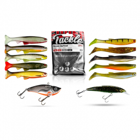 SOFT LURE STINGERS ASSORTED CONFIGURE YOUR OWN 4 IN PACK PIKE FISHING PREDATOR 