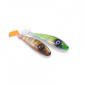 McRubber Jr Flash Series (2-pack) - Hot Perch & Baby Pike