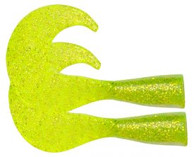 Extra Svans till Zonker Tail, 2-pack (Chartreuse)