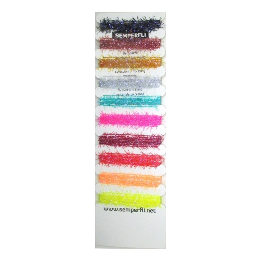 Semperfli Straggle String Mixed Pack - Standard Collection in the group Hooks & Terminal Tackle / Fly Tying / Fly Tying Material / Yarn & Chenille at Sportfiskeprylar.se (sem-straggle-mix-std)