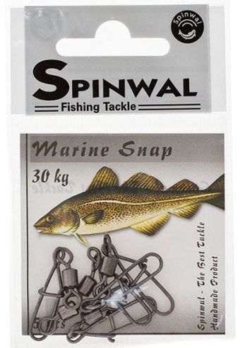 spinwal snap with swivel marine in the group Hooks & Terminal Tackle / Snaps / Lock Snaps at Sportfiskeprylar.se (spinwalsnap)