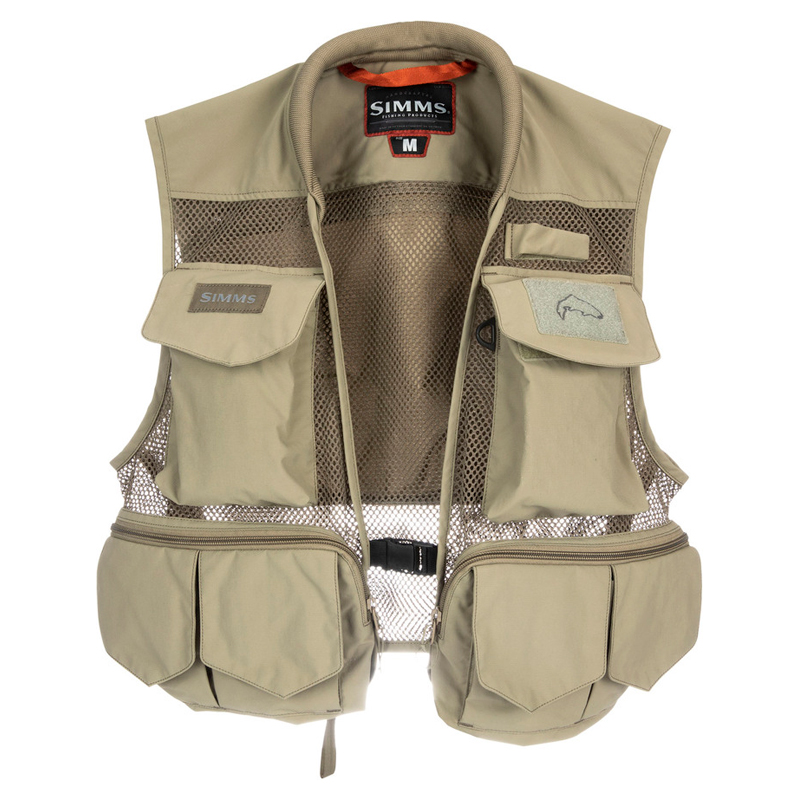 ウェア SIMMS TRIBUTARY VEST M Simms Tributary Vest Tan | Sportfishtackle.com