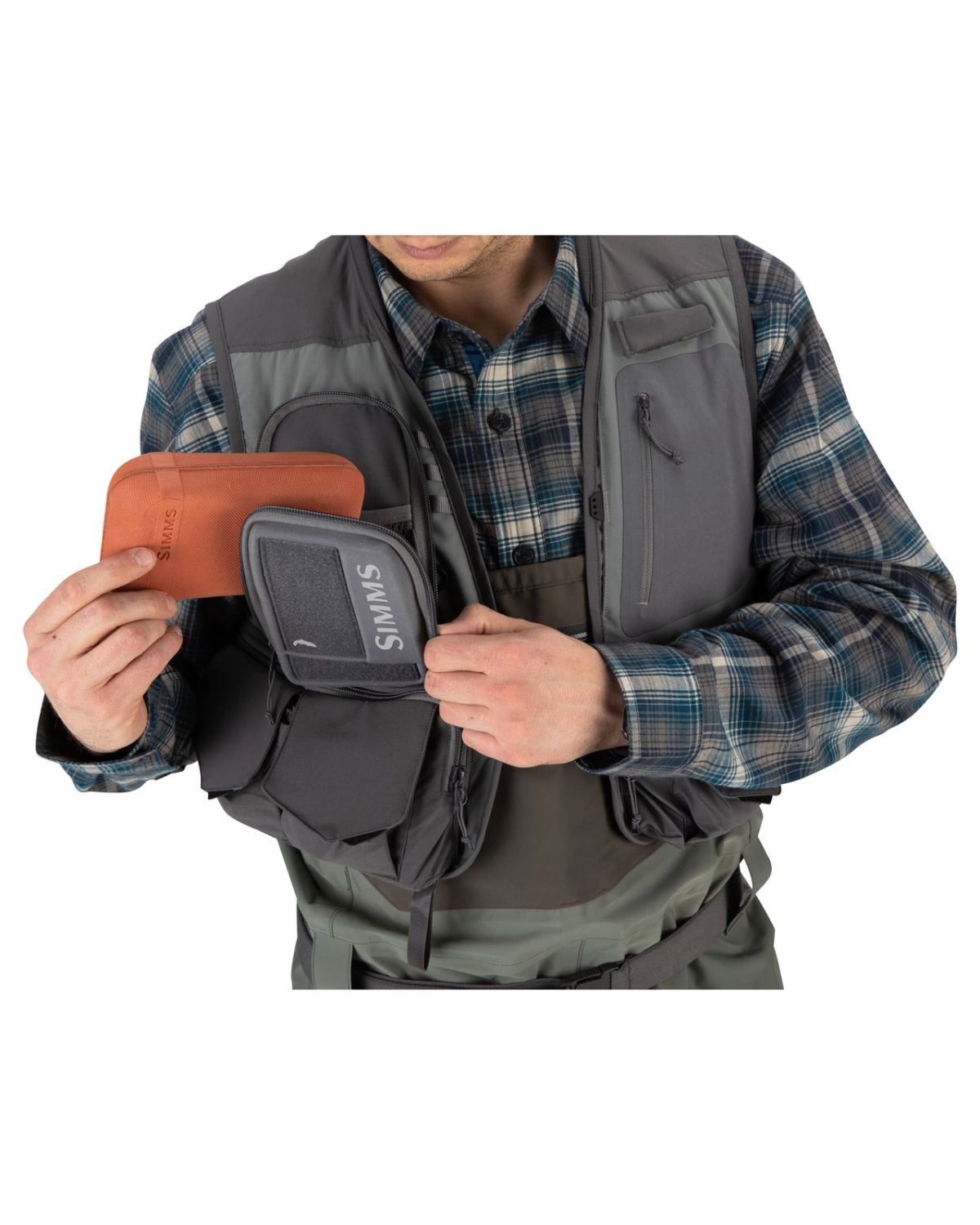 Simms Freestone Vest Pewter | Sportfishtackle.com