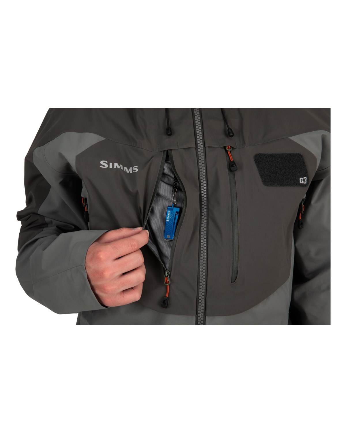 Simms G3 Guide Jacket Gunmetal | Sportfishtackle.com