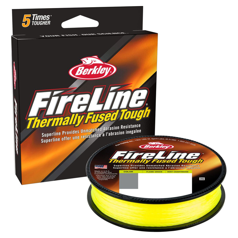 Berkley Super FireLine COLORED 1.2号1200m Berkley Fireline 300m Fl. Green - 0.12mm | Sportfishtackle.com