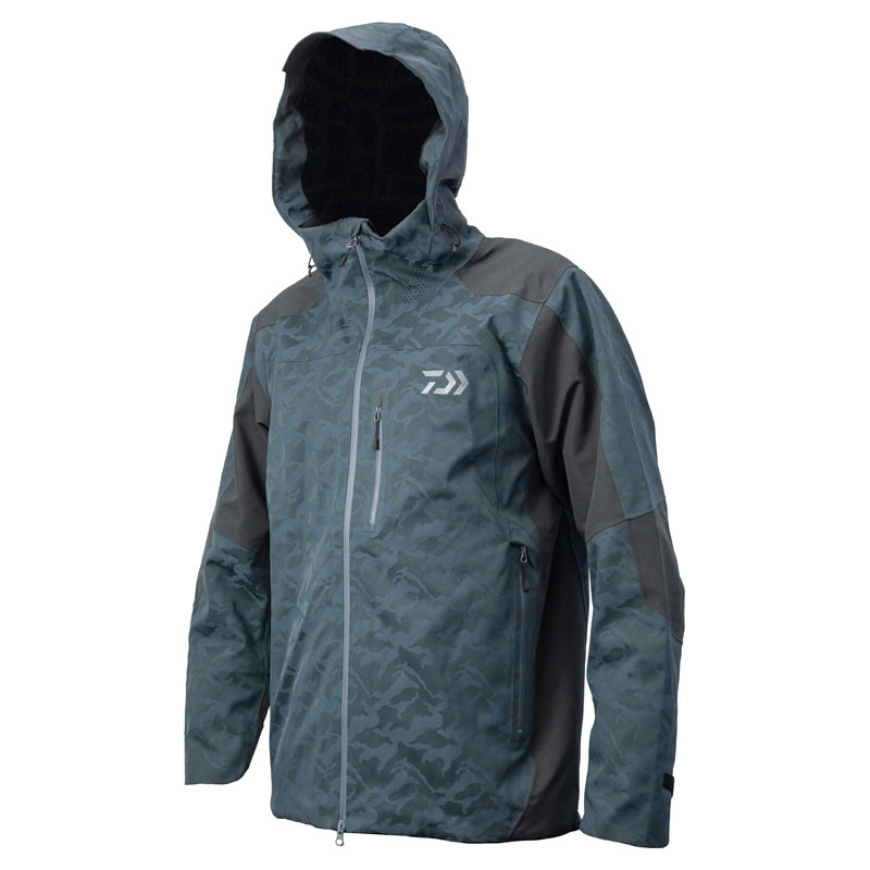 Daiwa Rainmax Guide Jacket Steel Gray | Sportfishtackle.com