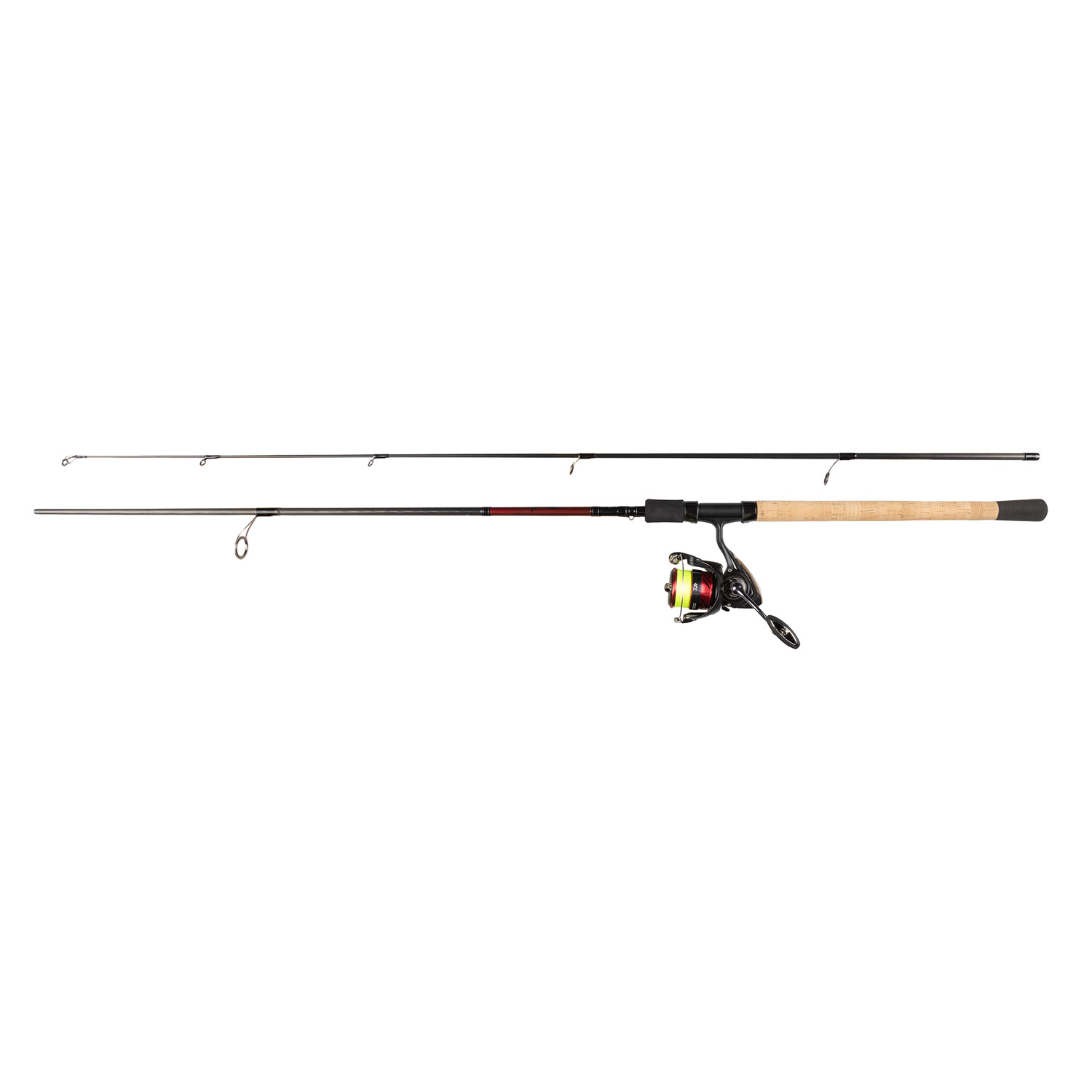 Daiwa Ninja spinning set with prespooled braid | Sportfishtackle.com