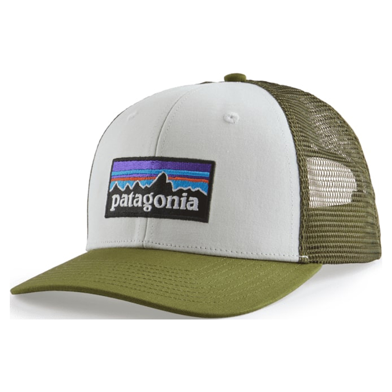 Patagonia P-6 Logo Trucker Hat White w 