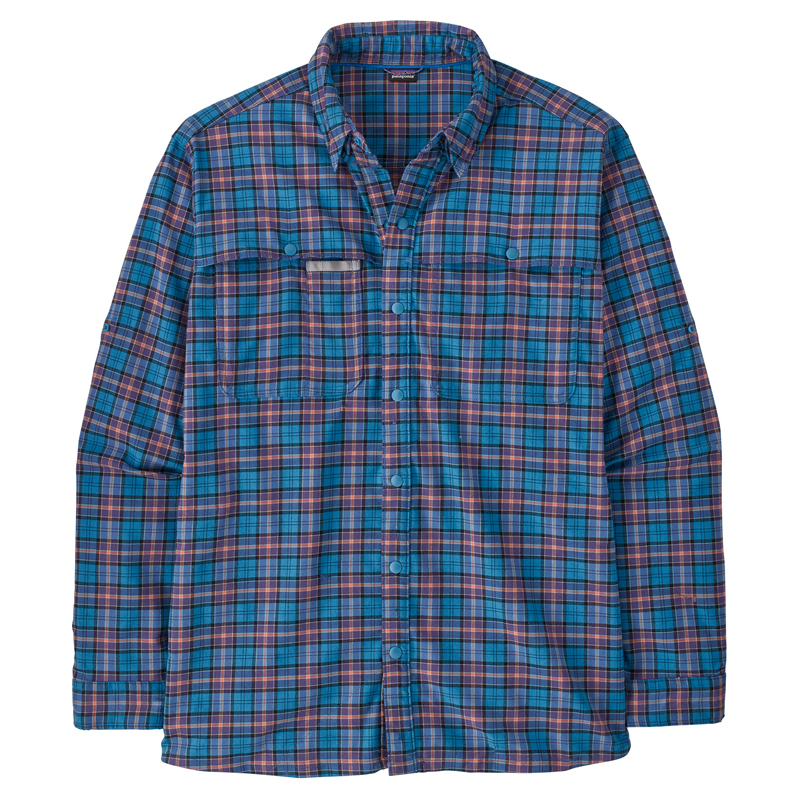 Patagonia M's Early Rise Stretch Shirt On the Fly: Anacapa Blue