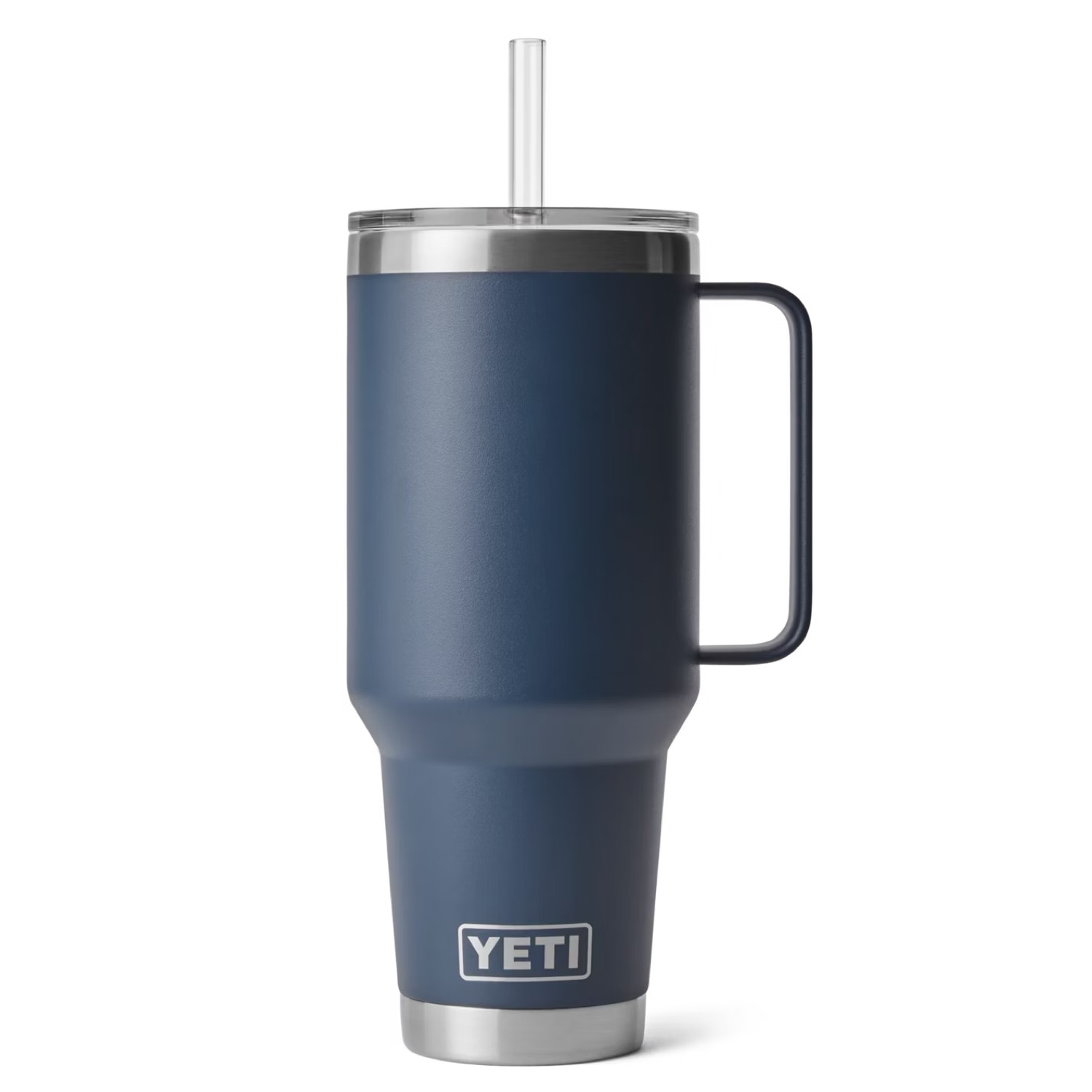 Yeti Rambler 42 Oz Straw Mug - Navy | Sportfishtackle.com