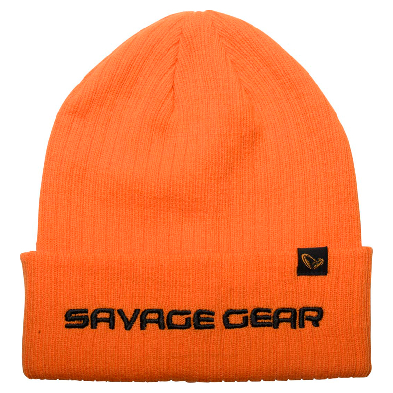Savage Gear Fold-Up Beanie, Sun Orange 