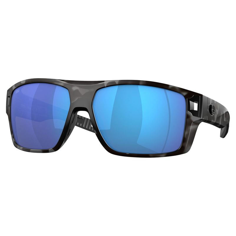 Santiago Polarized Sunglasses in Blue Mirror