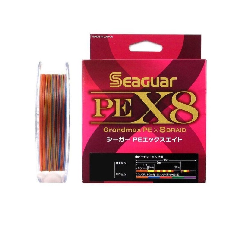 Seaguar PE X8 Grandmax 300m Multicolor | Sportfishtackle.com