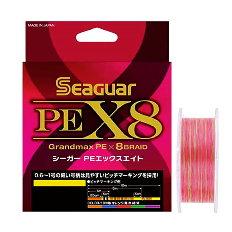 Seaguar PE X8 Grandmax 200m Multicolor | Sportfishtackle.com