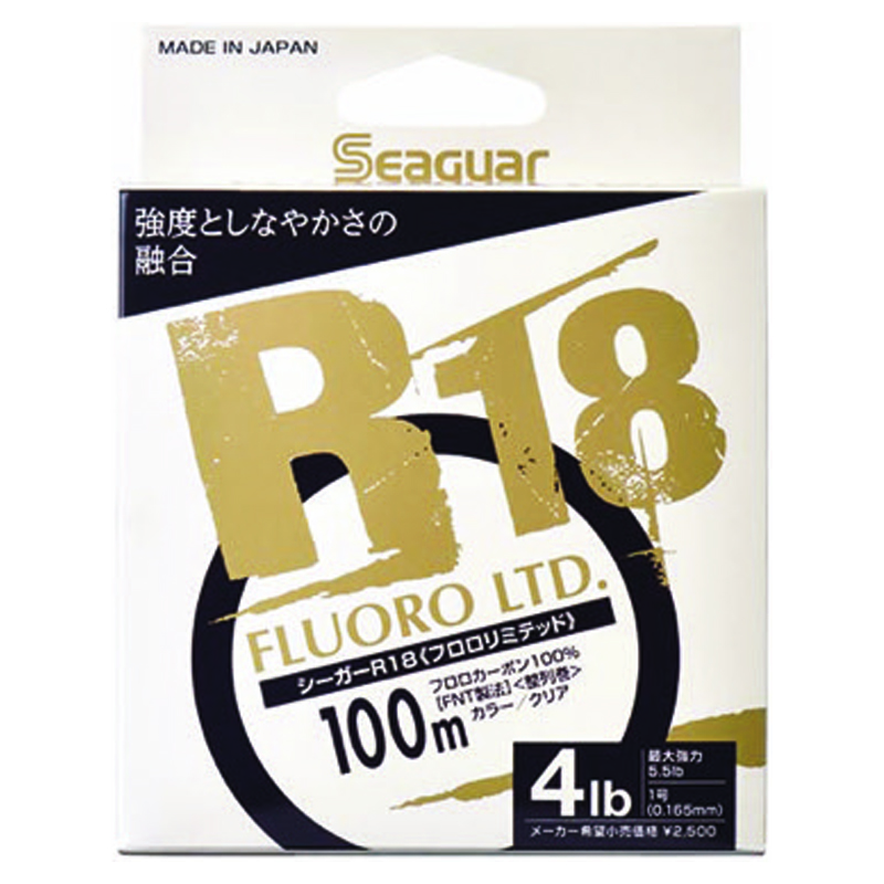 Seaguar R18 Fluoro Ltd 100m | Sportfishtackle.com