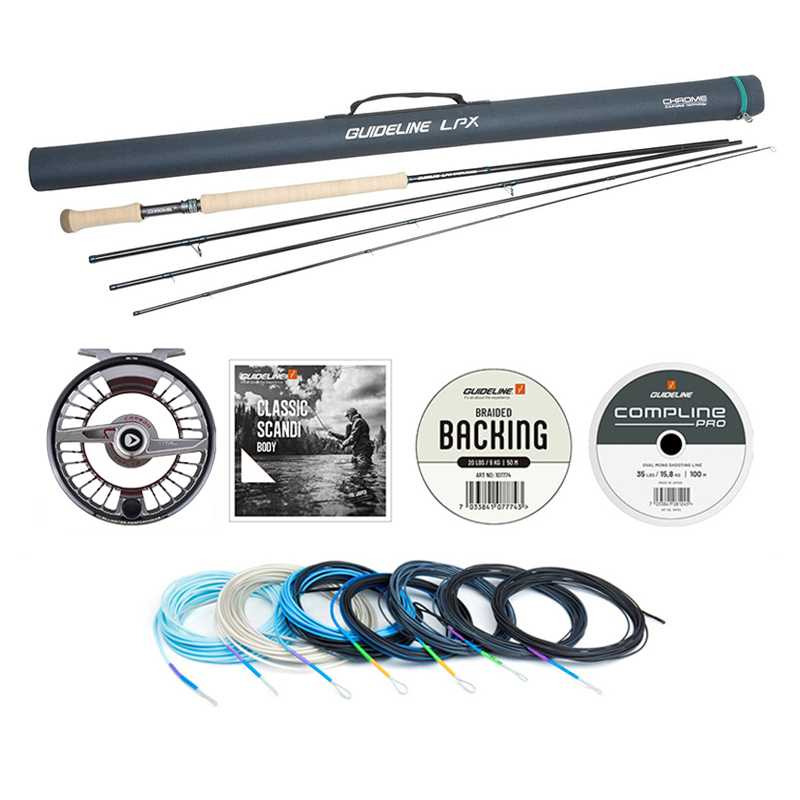 Guideline LPX Chrome Twohanded Fly Combo - 14'9'' #10/11