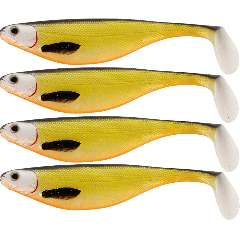 Westin ShadTeez Esca Gomma Pesca Predatori | Coda A Pagaia 12 Cm 15g | Luccio, Luccioperca, Persico | Official Roach