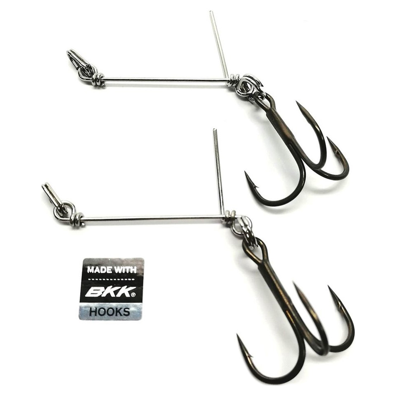 WIRE PIKE TRACE SINGLE HOOK size 2 Sea FISHING TACKLE 4 For Price Of 3 