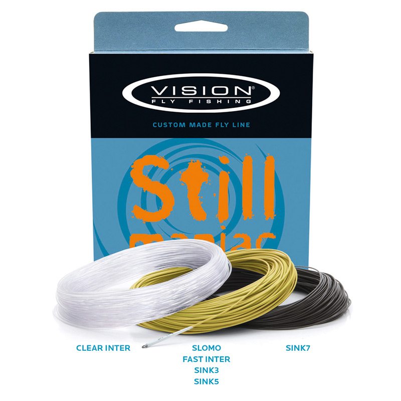 Fly Fishing Line INTERMEDIATE Ice Clear line with braided loop WF7 